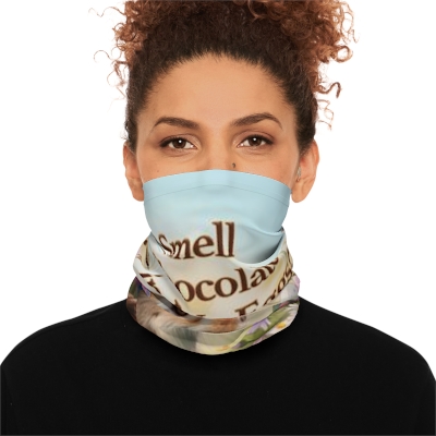 Book Promotion for "I Smell Chocolate in My Eggs" - Lightweight Neck Gaiter