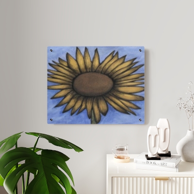 Sunflower Acrylic Wall Art Panel