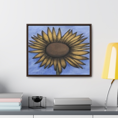 Sunflower Framed Canvas Print