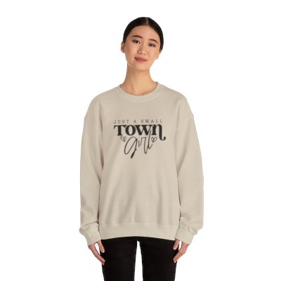 Just a small town girl Unisex Heavy Blend™ Crewneck Sweatshirt
