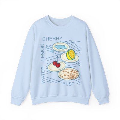 Cherry Lemon Water Rust Crewneck Sweatshirt 