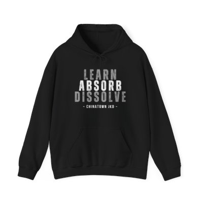 "Learn Absorb Dissolve" Chinatown JKD Hooded Sweatshirt