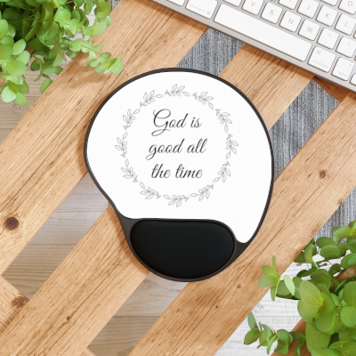 God is Good Mouse Pad With Wrist Rest