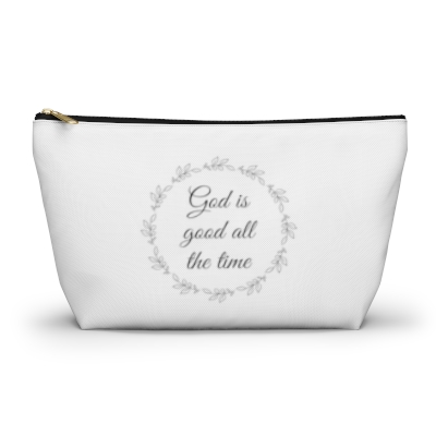 God is Good Accessory Pouch with T-bottom