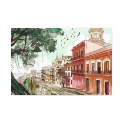 Viejo San Juan Series #4 - Canvas Gallery Wraps