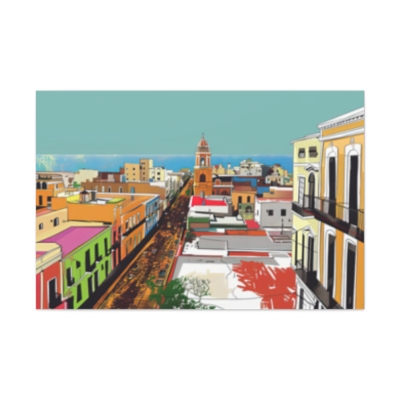 Viejo San Juan Series #5 - Canvas Gallery Wraps