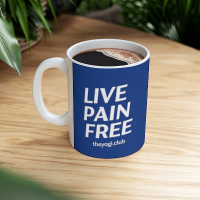 Live Pain Free | Ceramic Mug, 11oz