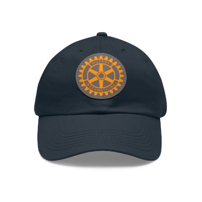 Rotary Hat with Leather Patch (Round)