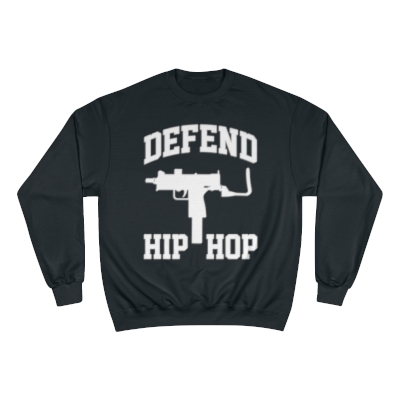 DEFEND HIP-HOP Champion Crewneck Sweatshirt