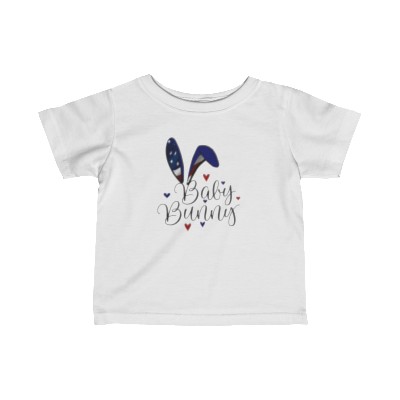 Baby Bunny Blue Infant Fine Jersey Tee