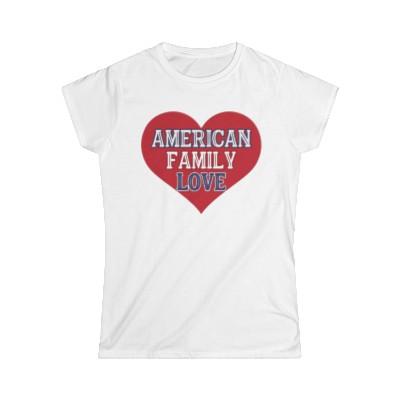 American Family Love Women's Softstyle Tee