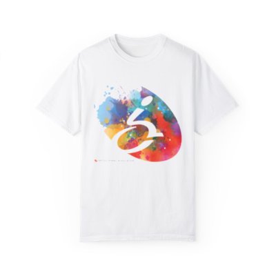 Splash Logo Unisex Garment-Dyed T-shirt