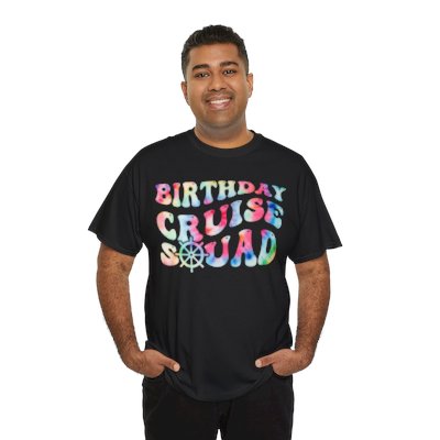 Birthday Cruise Squad Unisex Heavy Cotton Tee