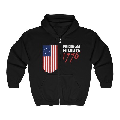 FR1776 "The Storm is Upon Us" Unisex Heavy Blend™ Full Zip Hooded Sweatshirt