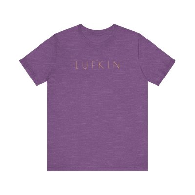 17 Colored LUFKIN Minimal Unisex Jersey Short Sleeve Tee