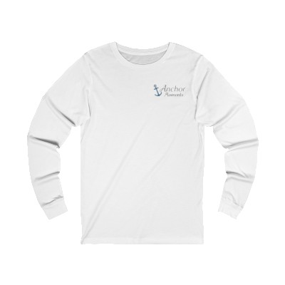 Anchor Moments RV (designs on front and back) Unisex Jersey Long Sleeve Tee
