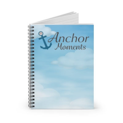 Anchor Moments Spiral Notebook - Ruled Line