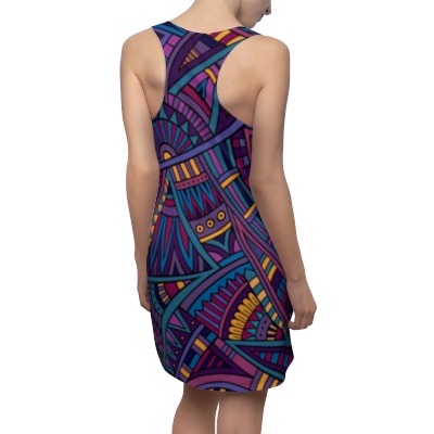 Safari Women's Cut & Sew Racerback Dress (AOP)