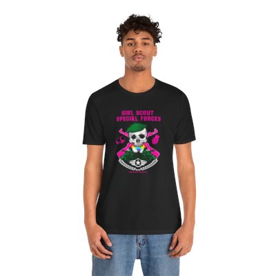 Girl Scout Special Forces Black Unisex Jersey Short Sleeve Tee