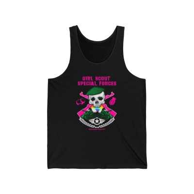 Girl Scout Special Forces Unisex Jersey Tank