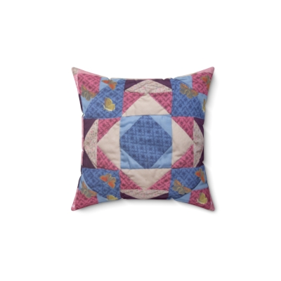 Mum Polyester Square Pillow