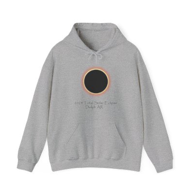 2024 Solar Eclipse Dolph Ar Hooded Sweatshirt, Exclusive Design 1