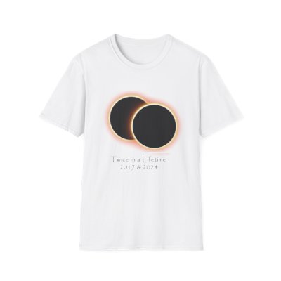 Twice in a Lifetime Total Solar Eclipse T-Shirt, Exclusive design 1