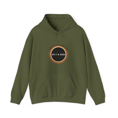 Twice in a Lifetime Solar Eclipse Hooded Sweetshirt, Exclusive design 2