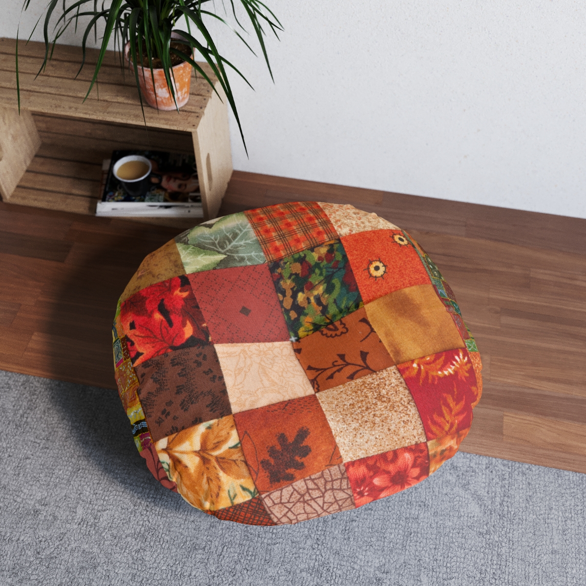 Ma Tufted Floor Pillow, Round product thumbnail image
