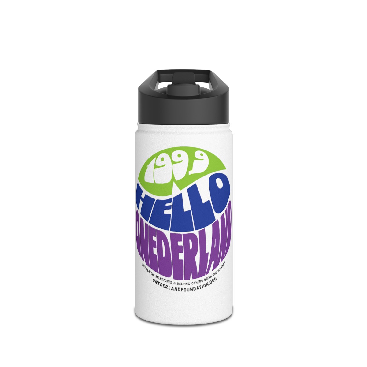 Stainless Steel Water Bottle, Standard Lid - Onederland product thumbnail image
