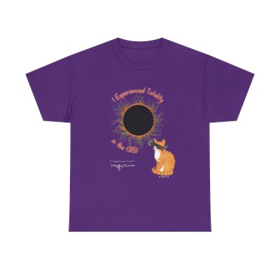 I Experienced Totality in the (315) - Unisex Heavy Cotton Tee