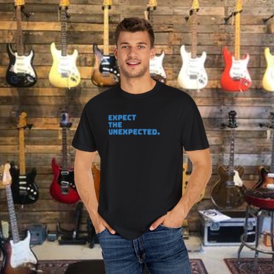 THE ZOO Garment-Dyed T-Shirt "Expect The Unexpected"