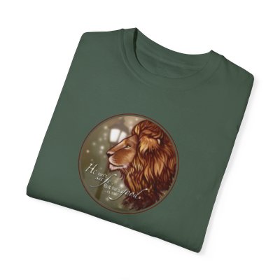 Aslan, Unisex Garment-Dyed T-shirt