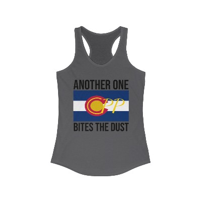 Another One Bites The Dust Women's Ideal Racerback Tank
