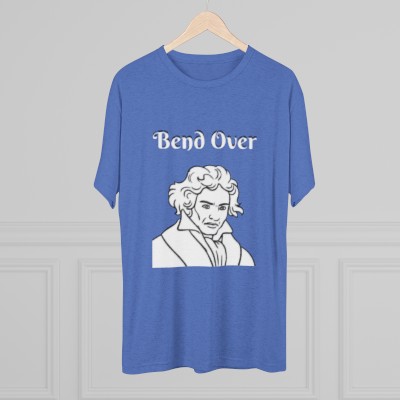 THE ZOO Tri-Blend Crew Tee "Bend Over Beethoven"