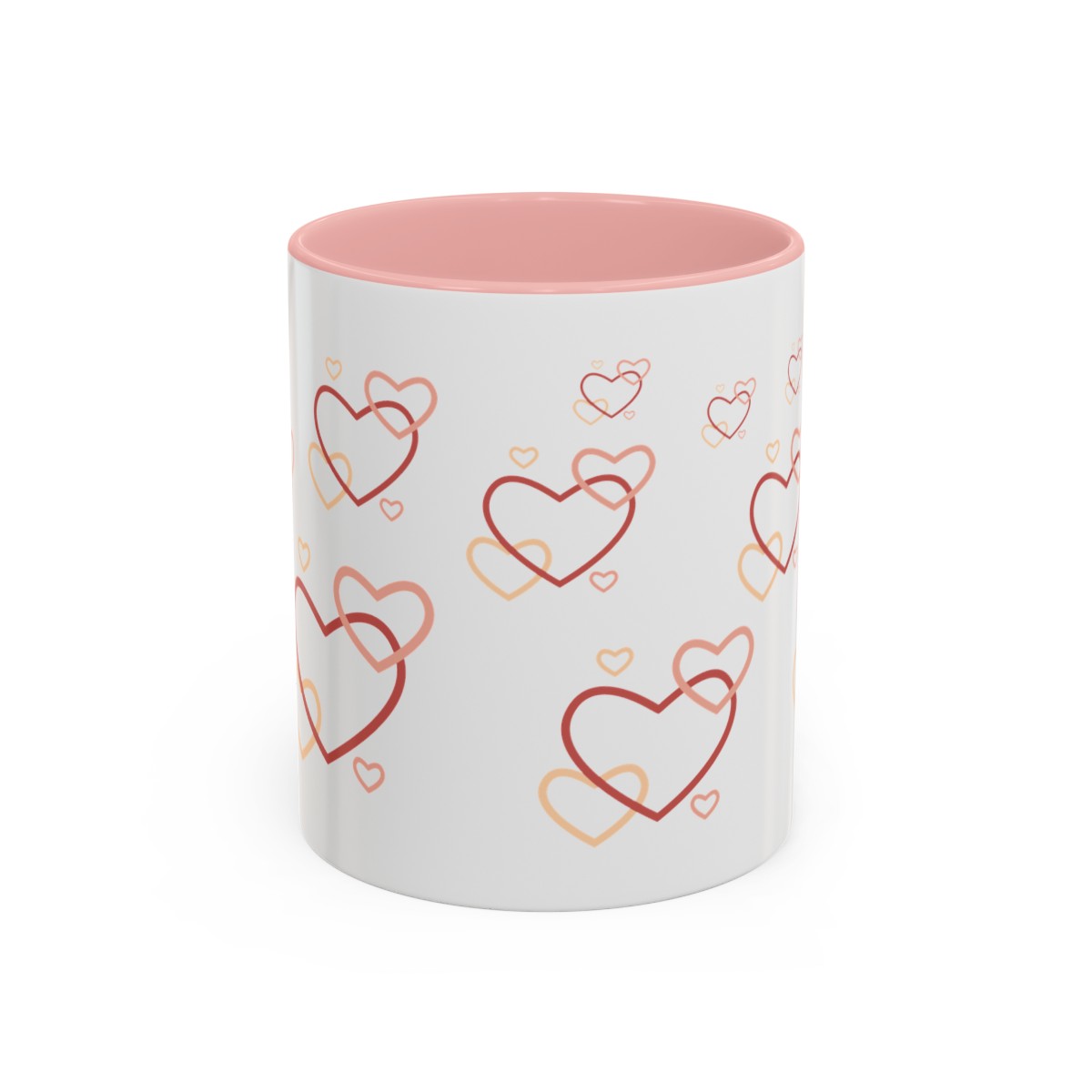 Heart Accent Coffee Cup, 11oz - Premium Mug Perfect for Coffee, Tea, Mother’s Day, and Birthday Celebrations product main image