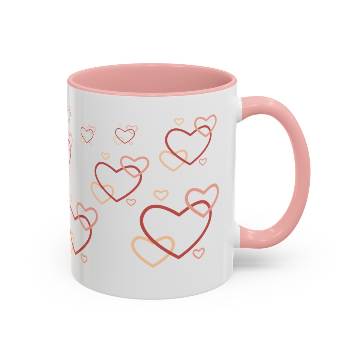 Heart Accent Coffee Cup, 11oz - Premium Mug Perfect for Coffee, Tea, Mother’s Day, and Birthday Celebrations product thumbnail image