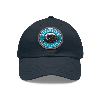 Panther Hat with Leather Patch (Round)
