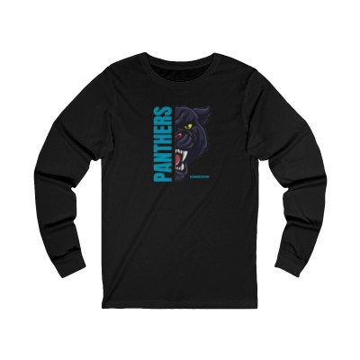 Unisex - Panther Face Jersey Long Sleeve Tee