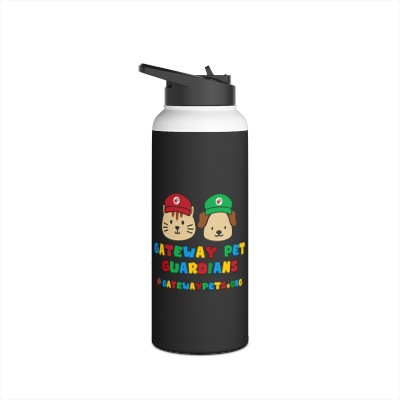 GPG - Mario Pets Stainless Steel Water Bottle, Standard Lid