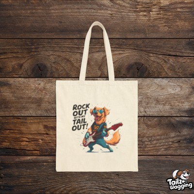 Rock Out With My Tail Out! Cotton Bag