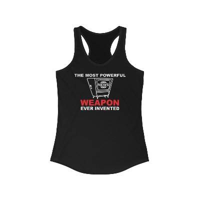 The most powerful weapon ever invented! Women's Ideal Racerback Tank
