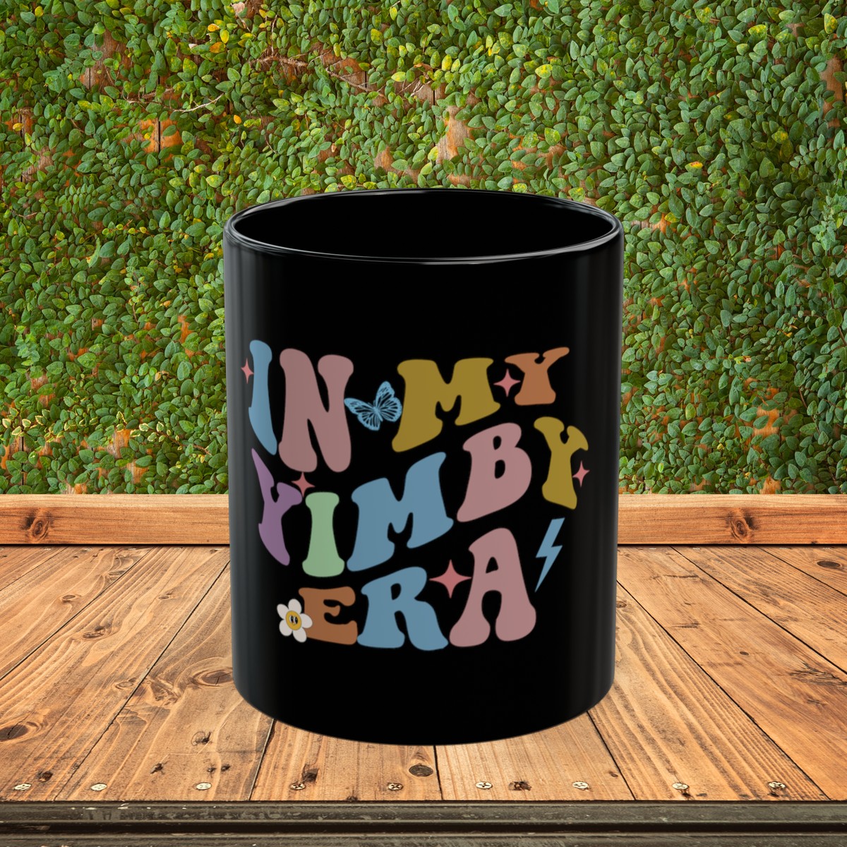 In my YIMBY era coffee mug, Black Mug (11oz, 15oz) product main image
