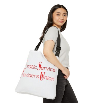 ESPU Erotic Service Providers Union Tote White Bag