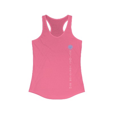 Racerback Tank! - Optimal Training Gym with logo - Fitness | Fun | Friends with logo on the back
