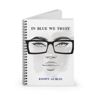 KAB "In Blue We Trust" Spiral Notebook 