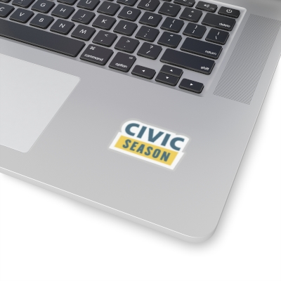 Civic Season Logo (Yellow) Stickers