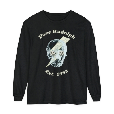 Dave Rudolph Est. 1993 Logo Unisex Garment-dyed Long Sleeve T-Shirt