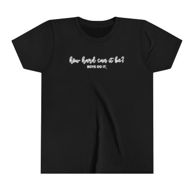 how hard can it be? | youth short sleeve tee