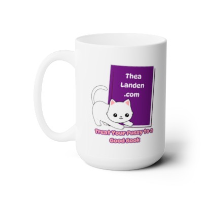 Treat Your Cat Ceramic Mug 15oz